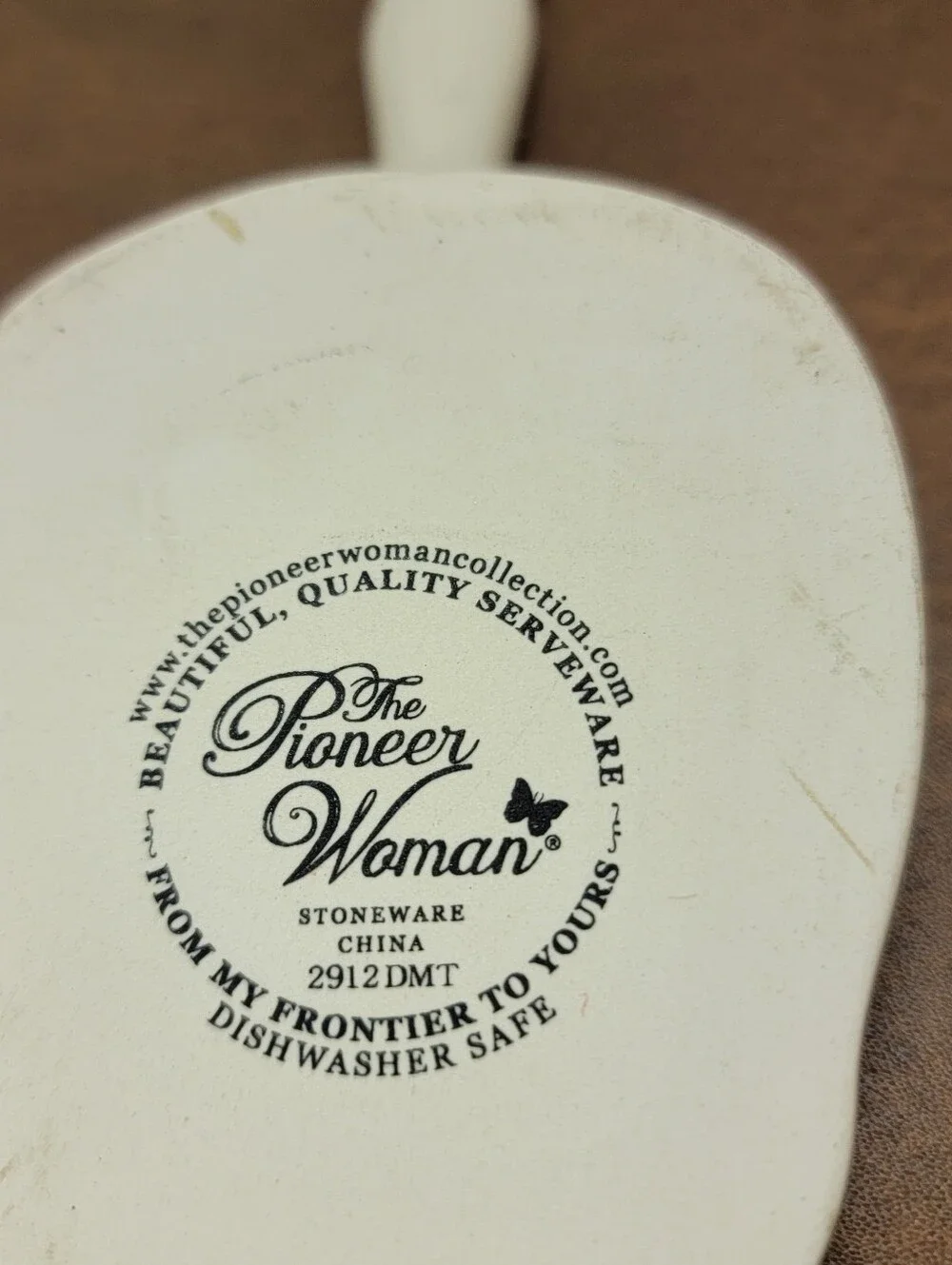 Pioneer Woman Spring Celia Linen Ceramic Pie Cake Server Floral Colorful